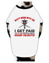 Nurse - Don't Mess With Me Dog Shirt-Dog Shirt-TooLoud-White-with-Black-Small-Davson Sales