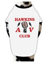 Hawkins AV Club Dog Shirt by TooLoud-Dog Shirt-TooLoud-White-with-Black-Small-Davson Sales