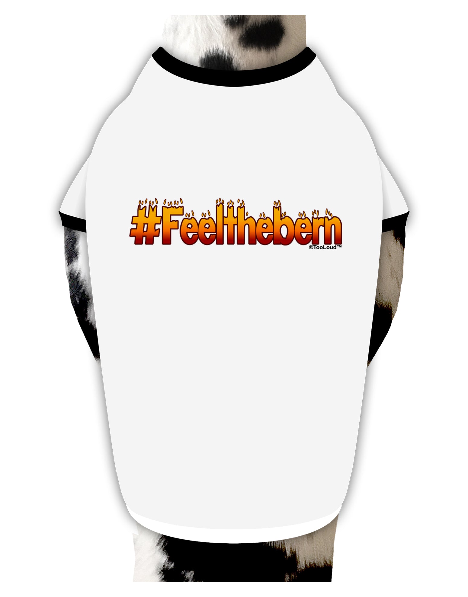 Hashtag Feelthebern Dog Shirt by TooLoud-Dog Shirt-TooLoud-White-with-Black-Small-Davson Sales