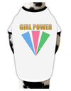 Girl Power Stripes Dog Shirt by TooLoud-Dog Shirt-TooLoud-White-with-Black-Small-Davson Sales