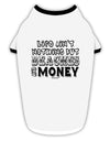 Beaches and Money Stylish Cotton Dog Shirt by TooLoud-Dog Shirt-TooLoud-White-with-Black-Small-Davson Sales