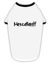 Mexcellent - Cinco De Mayo Stylish Cotton Dog Shirt-Dog Shirt-TooLoud-White-with-Black-Small-Davson Sales
