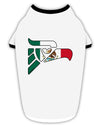 Hecho en Mexico Eagle Symbol - Mexican Flag Stylish Cotton Dog Shirt by TooLoud-Dog Shirt-TooLoud-White-with-Black-Small-Davson Sales