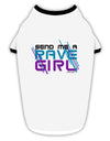 Send Me A Rave Girl Stylish Cotton Dog Shirt-Dog Shirt-TooLoud-White-with-Black-Small-Davson Sales