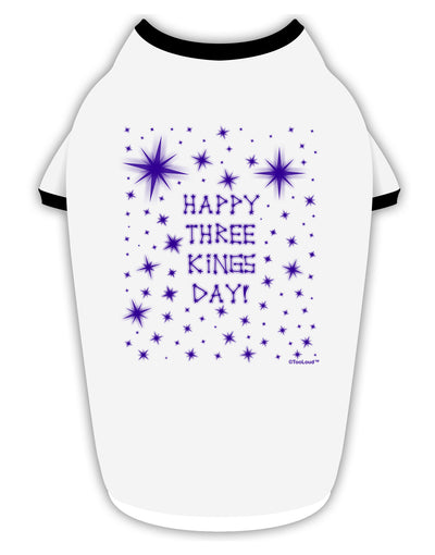 Happy Three Kings Day - Shining Stars Stylish Cotton Dog Shirt by TooLoud