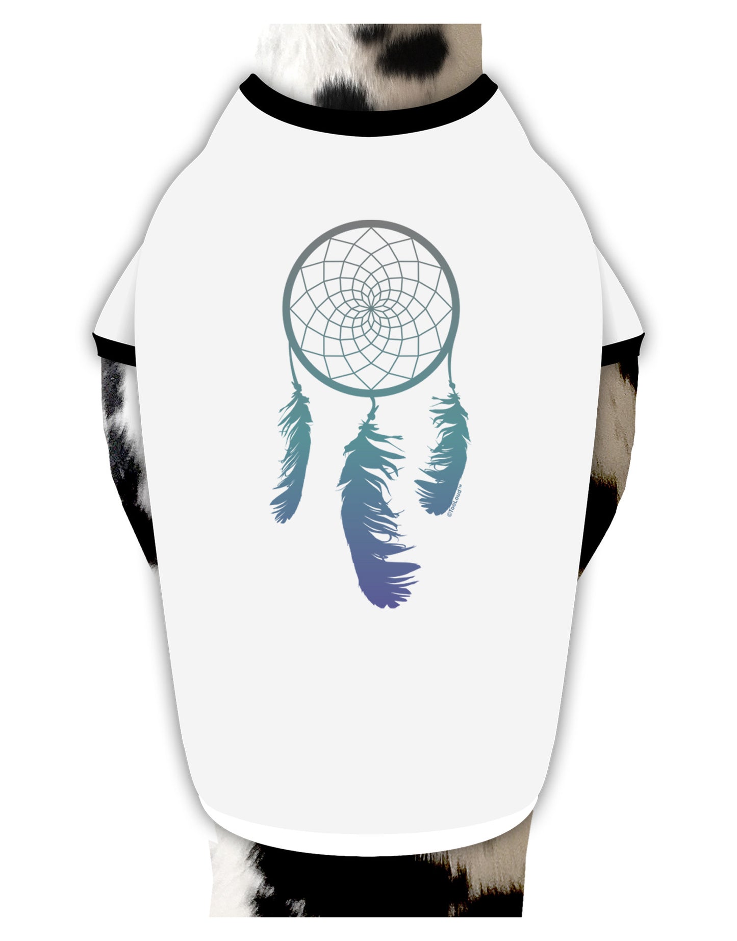 Mystic Dreamcatcher Dog Shirt-Dog Shirt-TooLoud-White-with-Black-Small-Davson Sales