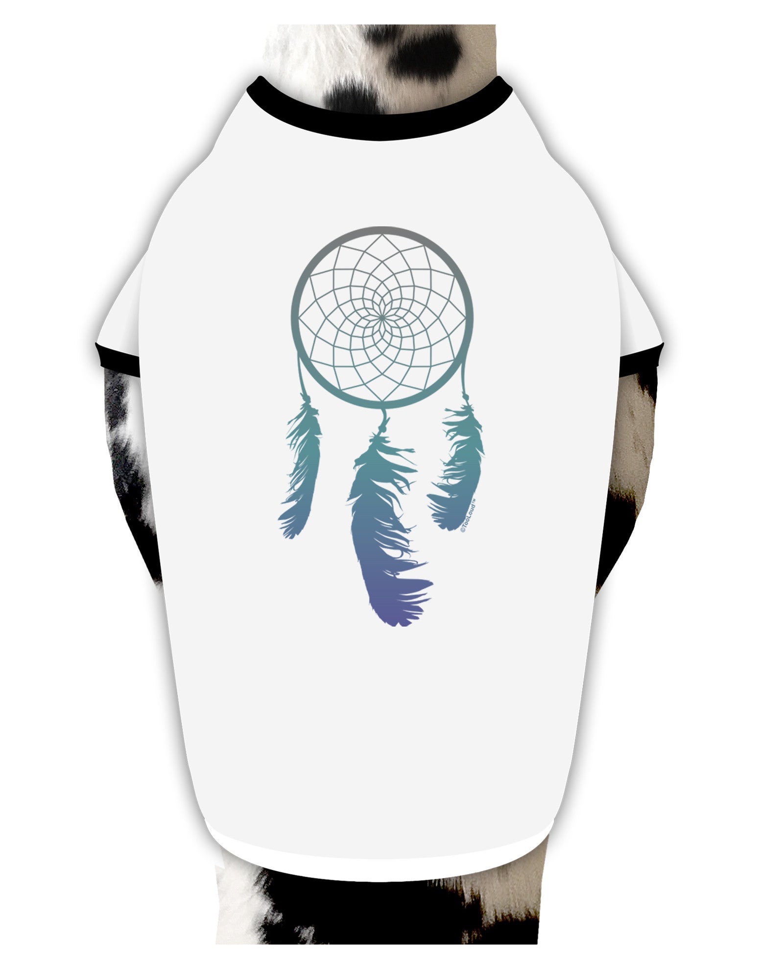 Mystic Dreamcatcher Dog Shirt-Dog Shirt-TooLoud-White-with-Black-Small-Davson Sales
