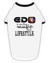 EDM - A Lifestyle Stylish Cotton Dog Shirt-Dog Shirt-TooLoud-White-with-Black-Small-Davson Sales