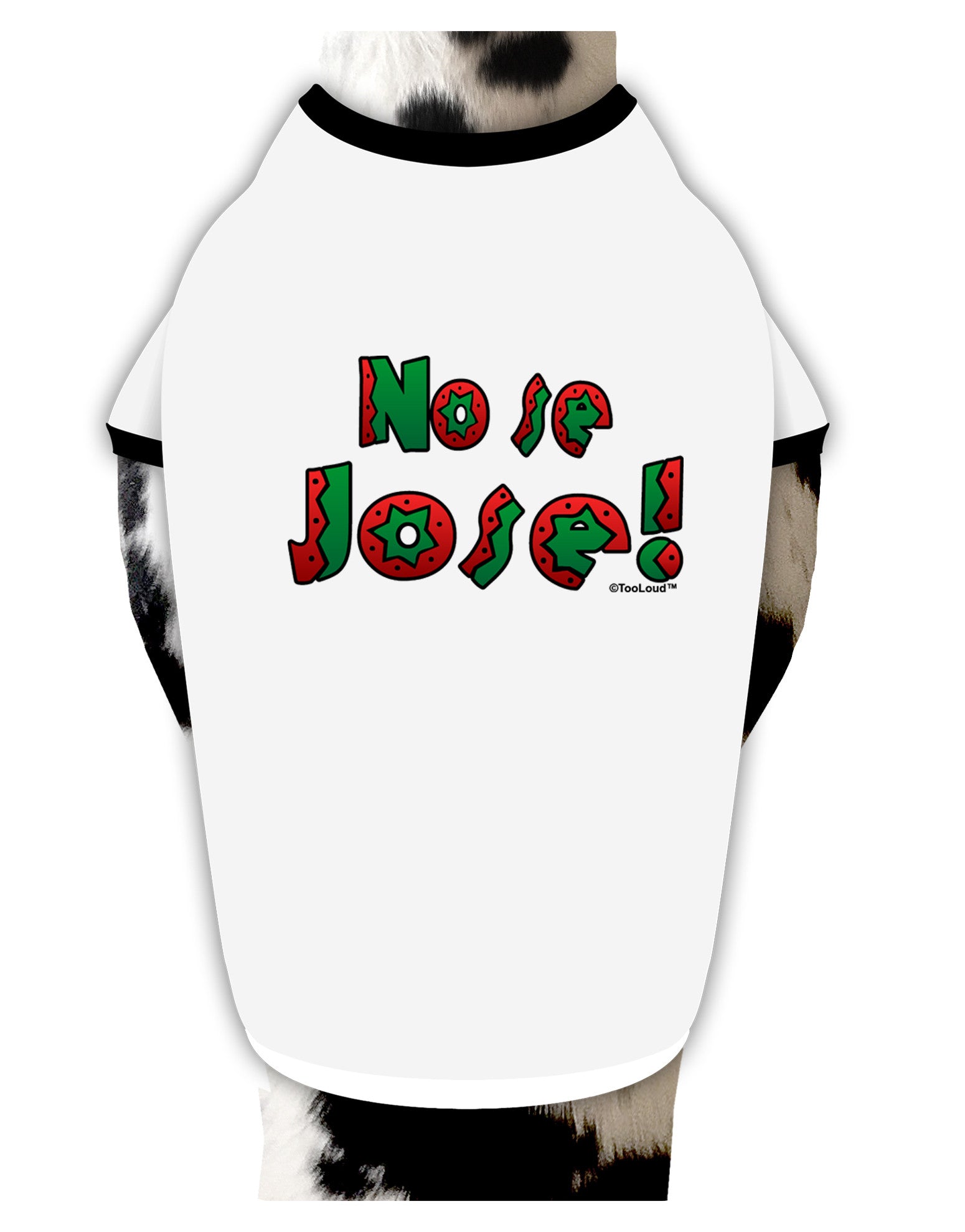 No Se Jose Dog Shirt-Dog Shirt-TooLoud-White-with-Black-Small-Davson Sales