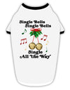 Jingle Bells All the way Stylish Cotton Dog Shirt-Dog Shirt-TooLoud-White-with-Black-Small-Davson Sales