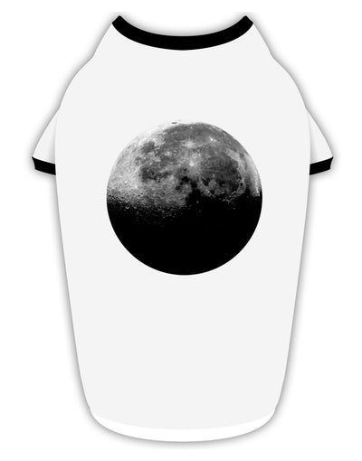 Moon of Earth Stylish Cotton Dog Shirt-Dog Shirt-TooLoud-White-with-Black-Small-Davson Sales