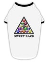 Sweet Rack - Pool Stylish Cotton Dog Shirt-Dog Shirt-TooLoud-White-with-Black-Small-Davson Sales