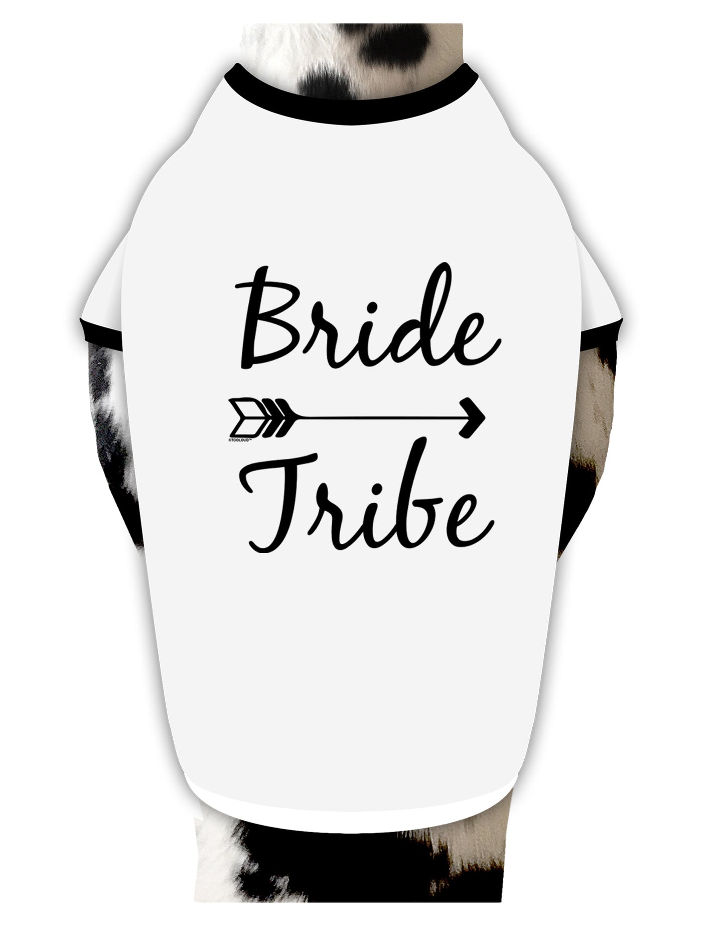 TooLoud Bride Tribe Dog Shirt-Dog Shirt-TooLoud-White-with-Black-Small-Davson Sales