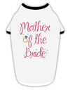 Mother of the Bride - Diamond - Color Stylish Cotton Dog Shirt-Dog Shirt-TooLoud-White-with-Black-Small-Davson Sales