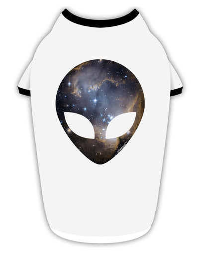 Extraterrestrial Face - Space #1 Stylish Cotton Dog Shirt by TooLoud-Dog Shirt-TooLoud-White-with-Black-Small-Davson Sales
