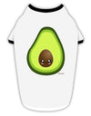 Cute Avocado Design Stylish Cotton Dog Shirt-Dog Shirt-TooLoud-White-with-Black-Small-Davson Sales