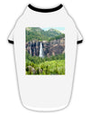 Beautiful Cliffs Nature Stylish Cotton Dog Shirt by TooLoud-Dog Shirt-TooLoud-White-with-Black-Small-Davson Sales