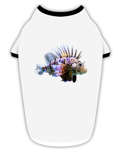 Lionfish Stylish Cotton Dog Shirt-Dog Shirt-TooLoud-White-with-Black-Small-Davson Sales