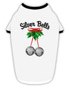 Silver Bells Stylish Cotton Dog Shirt by TooLoud-Dog Shirt-TooLoud-White-with-Black-Small-Davson Sales