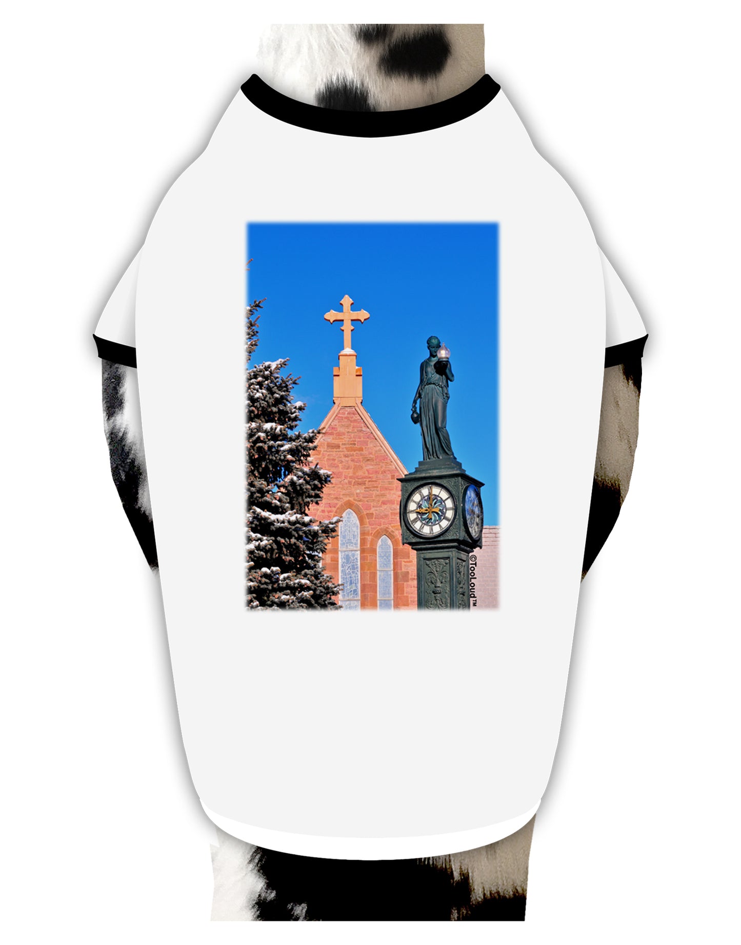 Manitou Springs Colorado Dog Shirt by TooLoud-Dog Shirt-TooLoud-White-with-Black-Small-Davson Sales