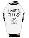 TooLoud Warm Hugs Dog Shirt-Dog Shirt-TooLoud-White-with-Black-Small-Davson Sales