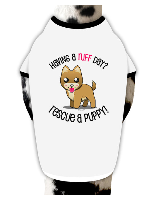 Rescue A Puppy Dog Shirt-Dog Shirt-TooLoud-White-with-Black-Small-Davson Sales