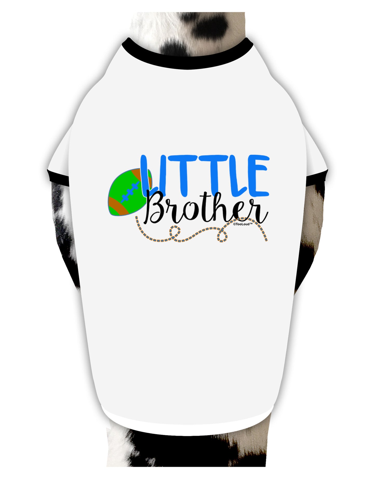 Little Brother Dog Shirt-Dog Shirt-TooLoud-White-with-Black-Small-Davson Sales