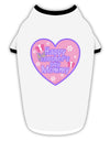 Happy First Mother's Day Mommy - Pink Stylish Cotton Dog Shirt by TooLoud-Dog Shirt-TooLoud-White-with-Black-Small-Davson Sales
