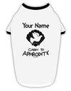 Personalized Cabin 10 Aphrodite Stylish Cotton Dog Shirt-Dog Shirt-TooLoud-White-with-Black-Small-Davson Sales