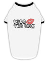 Kiss the Cook With Lips Stylish Cotton Dog Shirt by TooLoud-Dog Shirt-TooLoud-White-with-Black-Small-Davson Sales