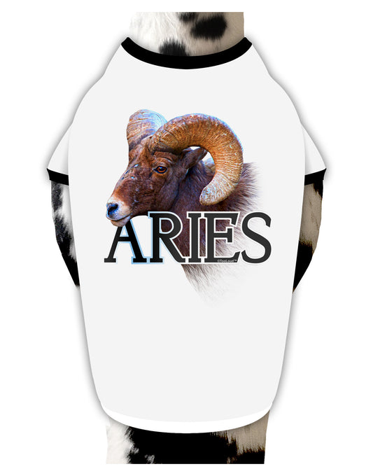 Majestic Aries Picture Dog Shirt-Dog Shirt-TooLoud-White-with-Black-Small-Davson Sales