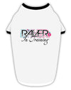 Matching Raver - In Training Stylish Cotton Dog Shirt-Dog Shirt-TooLoud-White-with-Black-Small-Davson Sales