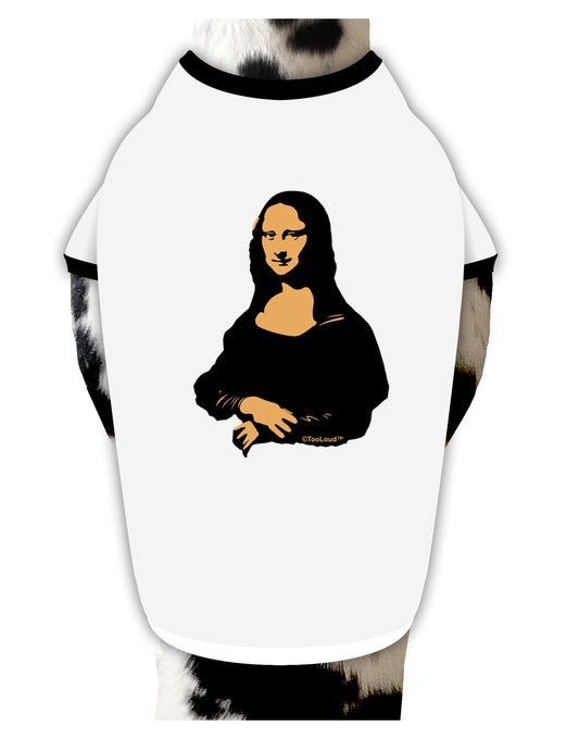 Mona Cutout Dog Shirt-Dog Shirt-TooLoud-White-with-Black-Small-Davson Sales