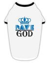 Rave God Stylish Cotton Dog Shirt-Dog Shirt-TooLoud-White-with-Black-Small-Davson Sales