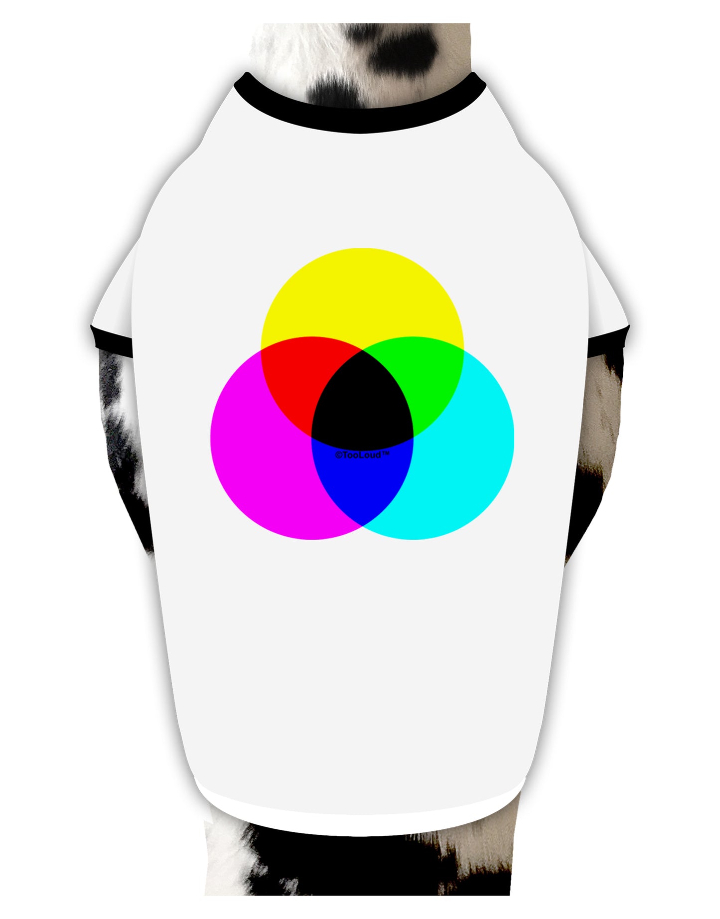 CMYK Color Model Dog Shirt by TooLoud-Dog Shirt-TooLoud-White-with-Black-Small-Davson Sales