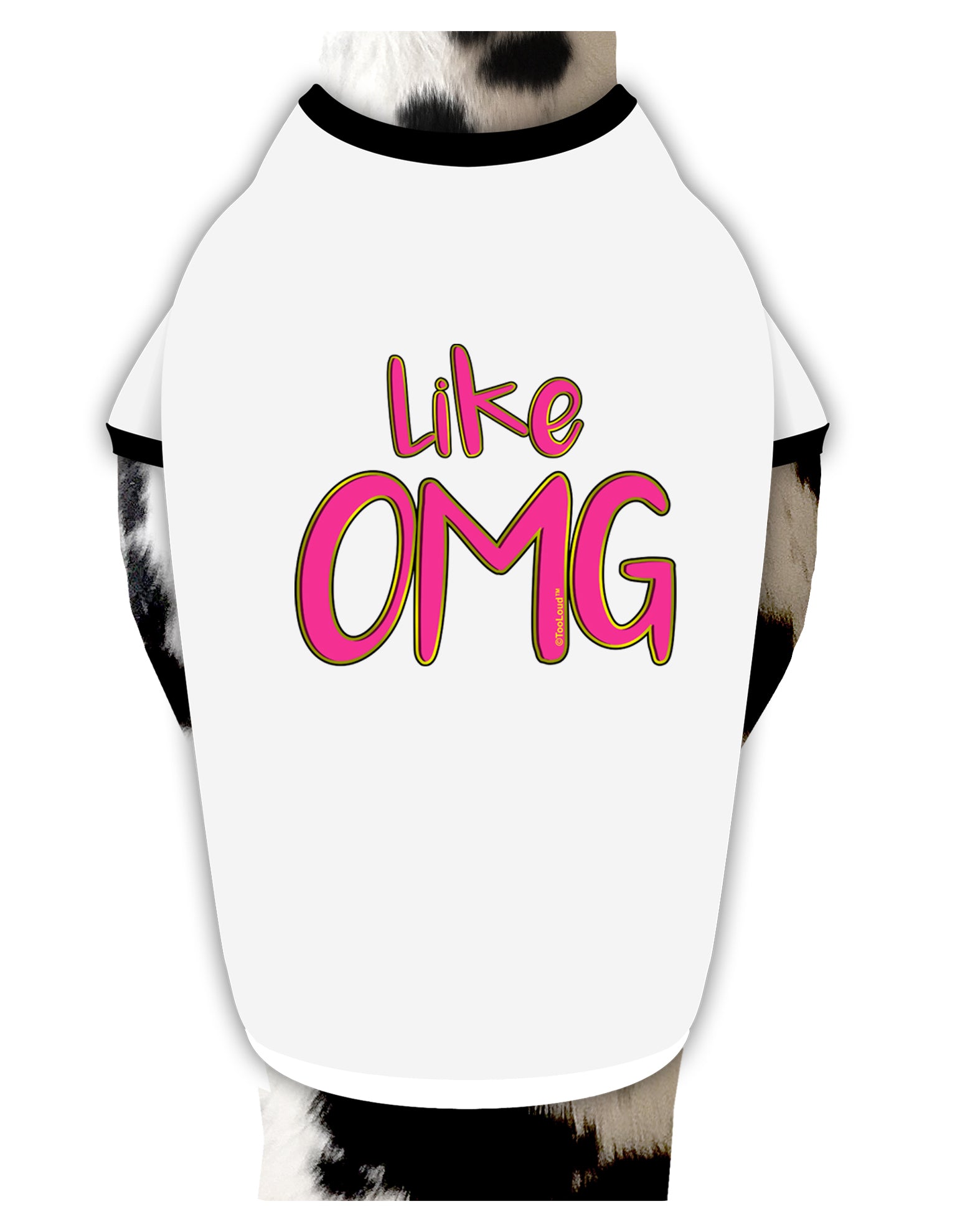 Like OMG Dog Shirt by TooLoud-Dog Shirt-TooLoud-White-with-Black-Small-Davson Sales