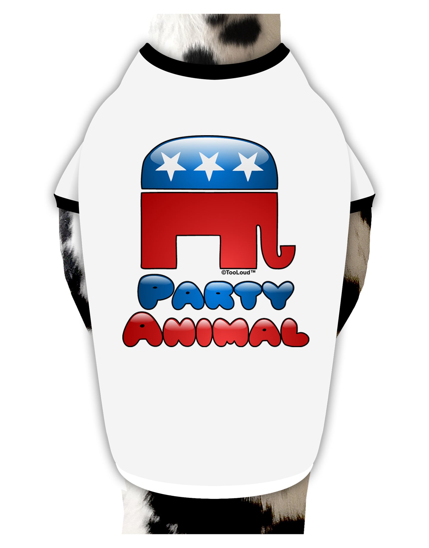Republican Party Animal Dog Shirt by TooLoud-Dog Shirt-TooLoud-White-with-Black-Small-Davson Sales