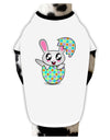 Bunny Hatching From Egg Dog Shirt-Dog Shirt-TooLoud-White-with-Black-XL-Davson Sales