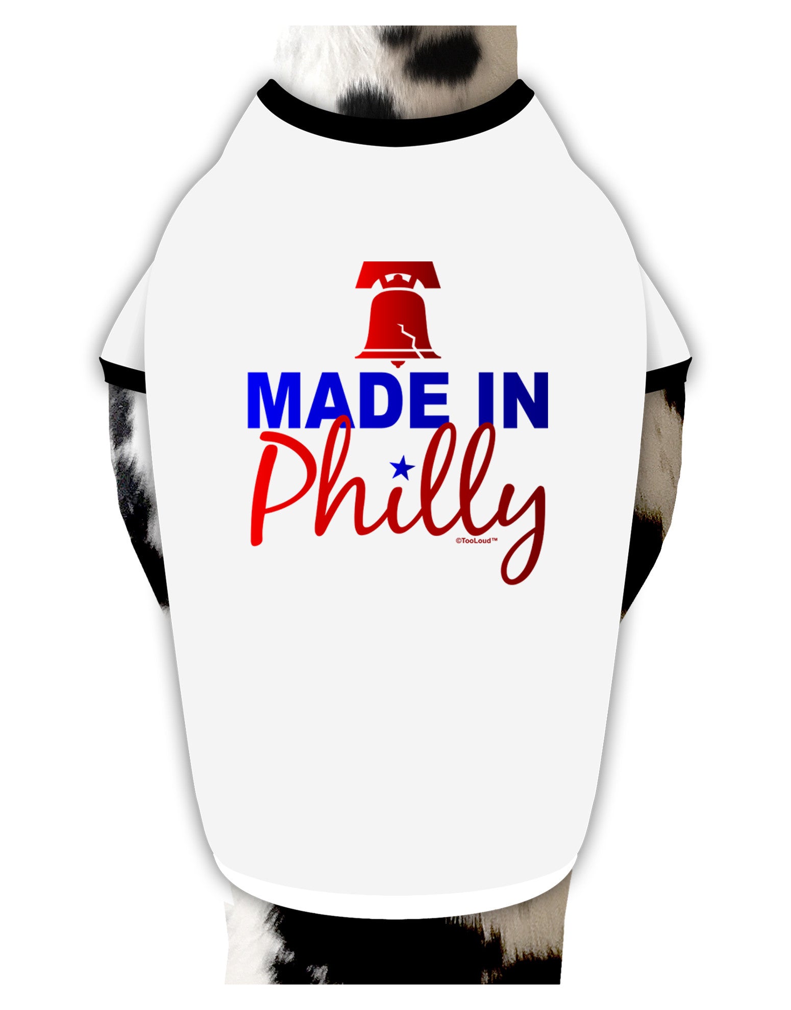 Made In Philly Dog Shirt-Dog Shirt-TooLoud-White-with-Black-Small-Davson Sales