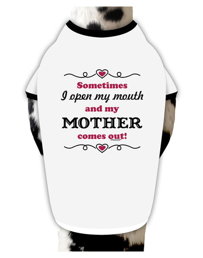 My Mother Comes Out Dog Shirt-Dog Shirt-TooLoud-White-with-Black-Small-Davson Sales