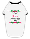 His Christmas Joy Matching His & Hers Stylish Cotton Dog Shirt-Dog Shirt-TooLoud-White-with-Black-Small-Davson Sales