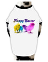 Happy Easter Peepers Dog Shirt-Dog Shirt-TooLoud-White-with-Black-Small-Davson Sales