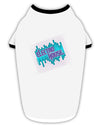 Electro House Equalizer Stylish Cotton Dog Shirt-Dog Shirt-TooLoud-White-with-Black-Small-Davson Sales