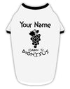 Personalized Cabin 12 Dionysus Stylish Cotton Dog Shirt by-Dog Shirt-TooLoud-White-with-Black-Small-Davson Sales