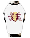 TooLoud If you Fail to Plan, you Plan to Fail-Benjamin Franklin Dog Shirt-Dog Shirt-TooLoud-White-with-Black-Small-Davson Sales