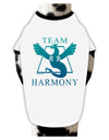 Team Harmony Dog Shirt-Dog Shirt-TooLoud-White-with-Black-Small-Davson Sales