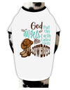TooLoud God put Angels on Earth and called them Cowboys Dog Shirt-Dog Shirt-TooLoud-White-with-Black-Small-Davson Sales
