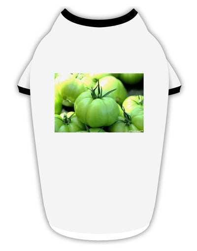 Buy Local - Green Tomatoes Stylish Cotton Dog Shirt-Dog Shirt-TooLoud-White-with-Black-Small-Davson Sales