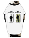 Your Girlfriend My Girlfriend Military Dog Shirt by TooLoud-Dog Shirt-TooLoud-White-with-Black-Small-Davson Sales