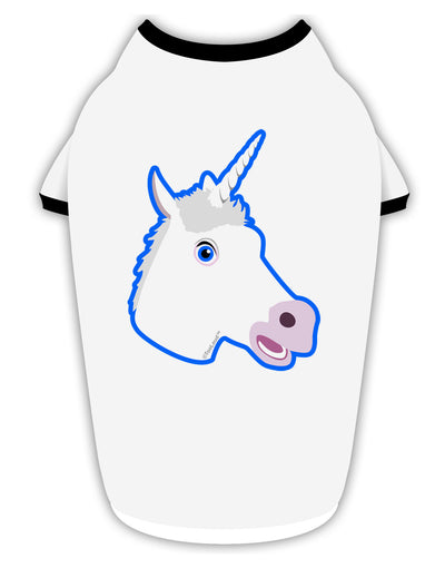 Fanciful Unicorn Stylish Cotton Dog Shirt-Dog Shirt-TooLoud-White-with-Black-Small-Davson Sales